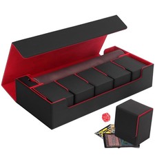 Premium Trading Card Storage Case TCG Deck Box Holds 1800 Sleeved Cards for ...