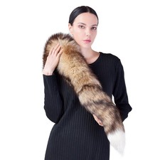 2026 NEW Real Genuine Fox Fur Scarf Collar Shawl Scarves Wrap Stole Neck Warmer