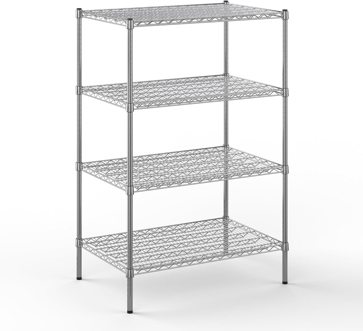 24" Deep X 36" Wide X 54" Height Wire Shelving Kit | 4-Tier | NSF Commercial Sto