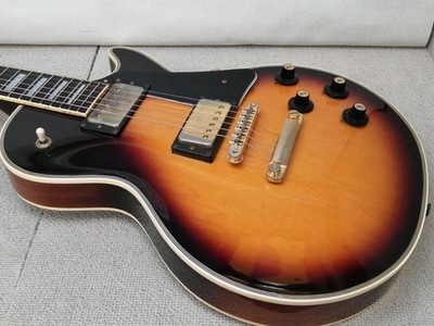 1976 Aria Pro II LC-500 Les Paul Custom MIJ Japan Vintage Black w