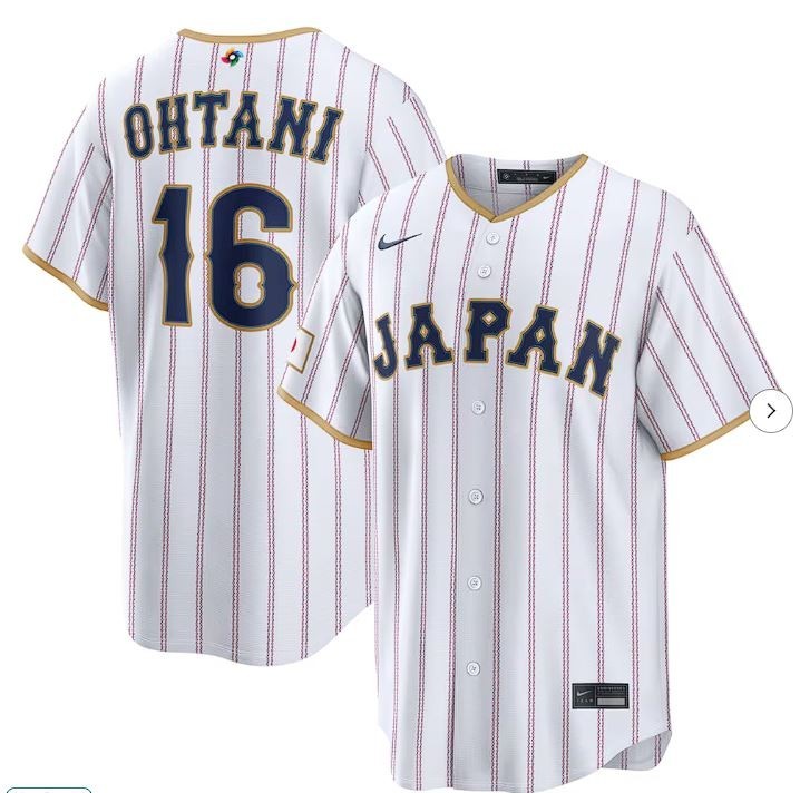 Shohei Ohtani #16 Japan World Baseball Classic Men's Replica