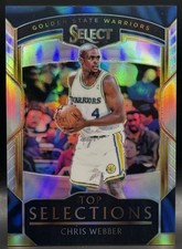 2018-19 Panini Select Top Selections Silver Prizm Chris Webber 96/99 Warriors NM