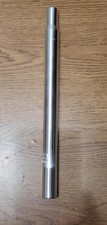 Bike Seatpost 27.2 x 350mm Silver Alloy Seat Post No Layback Straight