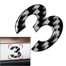 Window Door Wall Car Badge Emblem NumberSignsDecals Stickers 3