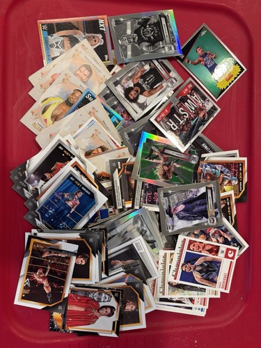 Lot of 50 Random WWE Wrestling Trading Cards Free Shipping