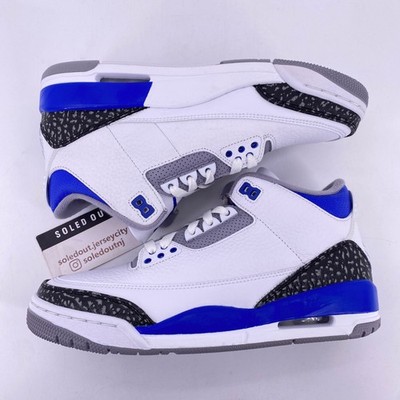 Size 7.5 - Jordan 3 Retro Mid Racer Blue for sale online | eBay