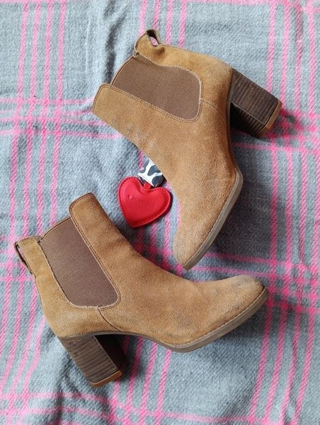 Women Timberland Ankle Boots Mustard Suede 39