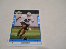 THOMAS DAVIS ROOKIE CARD CAROLINA PANTHERS 2005 SCORE