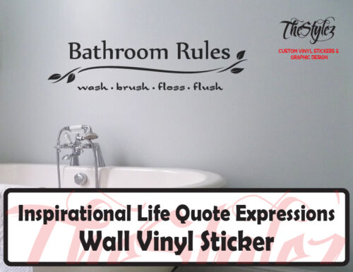 Bathroom Room Expressions Wall Vinyl Sticker - Picture 1 of 4