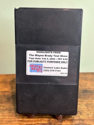 Rare February 2002 Highlights from Wayne Brady Test Show Sizzle Reel VHS