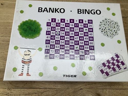 Tiger -BANKO Bingo Game used VGC - Picture 2 of 4