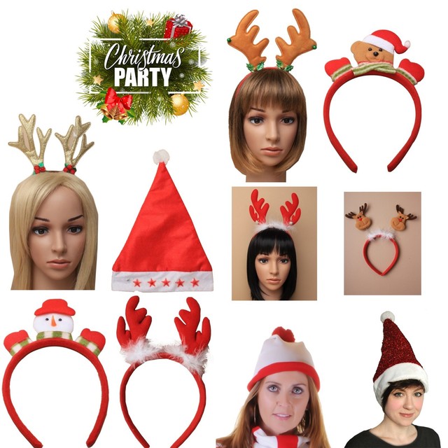 christmas headband hats