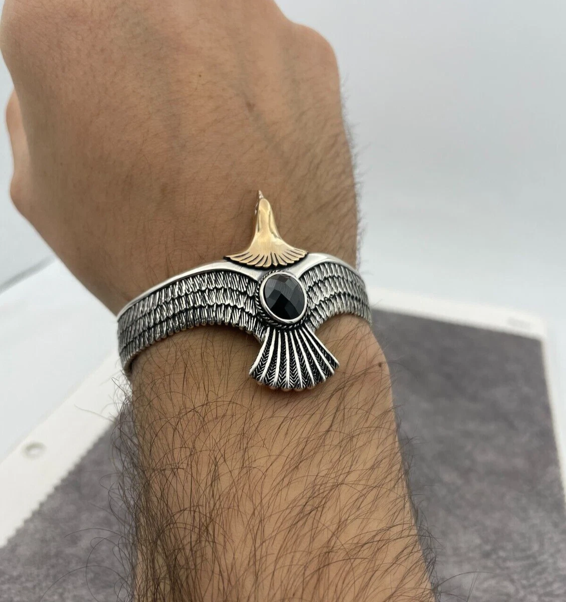 Silver eagle deals bracelet