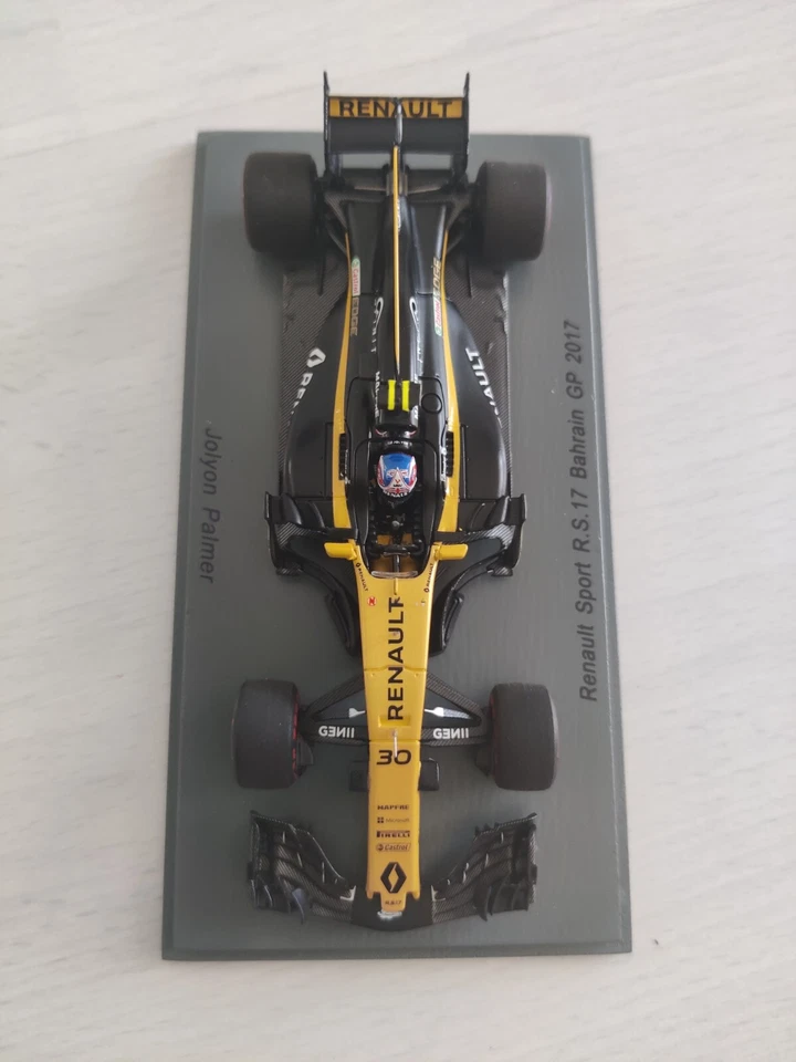F1 Renault RS17, Palmer, GP de Bahrein 2017, Spark, 1:43 Foto 2 de 3