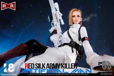 War Story WS016B 1/6 Scale Red Silk Army Killer Android 18 War Story WS016B 1/6 Scale Red Silk Army Killer Android 18