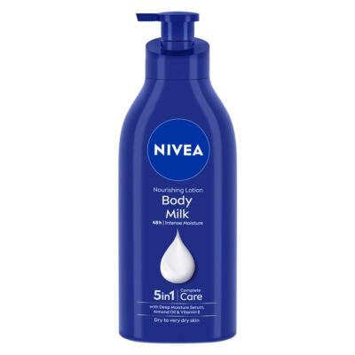 NIVEA Nourishing Body Milk 600ml Body Lotion for 48-Hour Moisturization