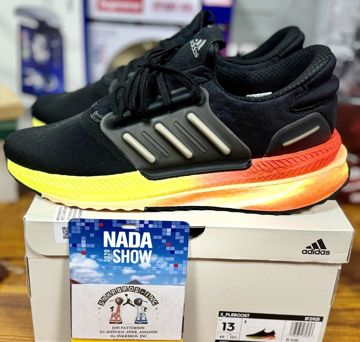 Adidas X_PLRBOOST IF2921 ‘Black Pulse Lime Gradient’ Men US 11.5 New Adidas X_PLRBOOST Black Pulse Lime Gradient for sale | eBay main image 3