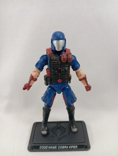 GI Joe 25th Anniversary COBRA VIPER V16 3.75" Action Figure Complete Hasbro 2008 - 第 2/7 張圖片