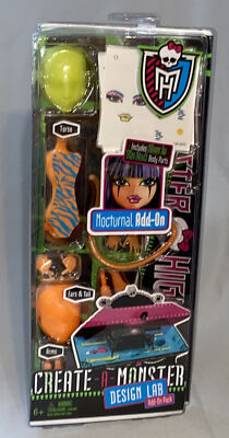 Monster High CREATE-A-MONSTER ''NOCTURNAL ADD-ON'' Glow In Dark_X3729_NRFB