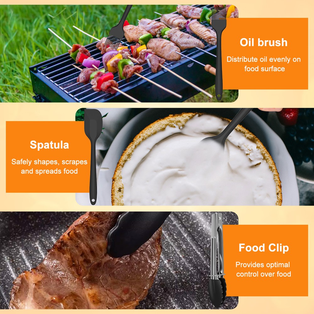 Nonstick Silicone Air Fryer Pan Set with 100 Paper Liners for Easy Cooking