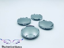 4pcs 63mm Chrome Wheel Hubs Center Hub Cap Universal Wheel Rim Hub Cover Caps