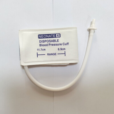 #ad 5PCS Disposable Blood Pressure Monitor Cuff NIBP Cuff Nenate 4 Size 11.7 6.9cm $28.02