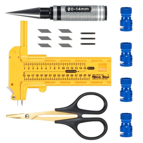 RC Car Magnetic Body Posts Marker Kit 0-14mm Reamer Curve Scissors Circle Cutter - Picture 13 of 27