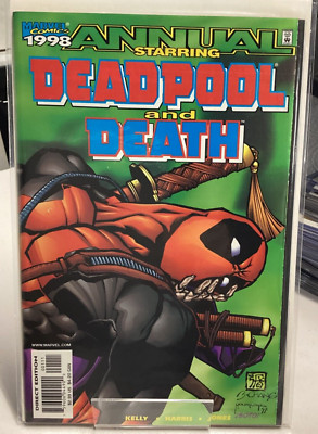 Deadpool and Death 1998 Annual #1 - Marvel Key Issue - Origin of DP and Ajax NM+