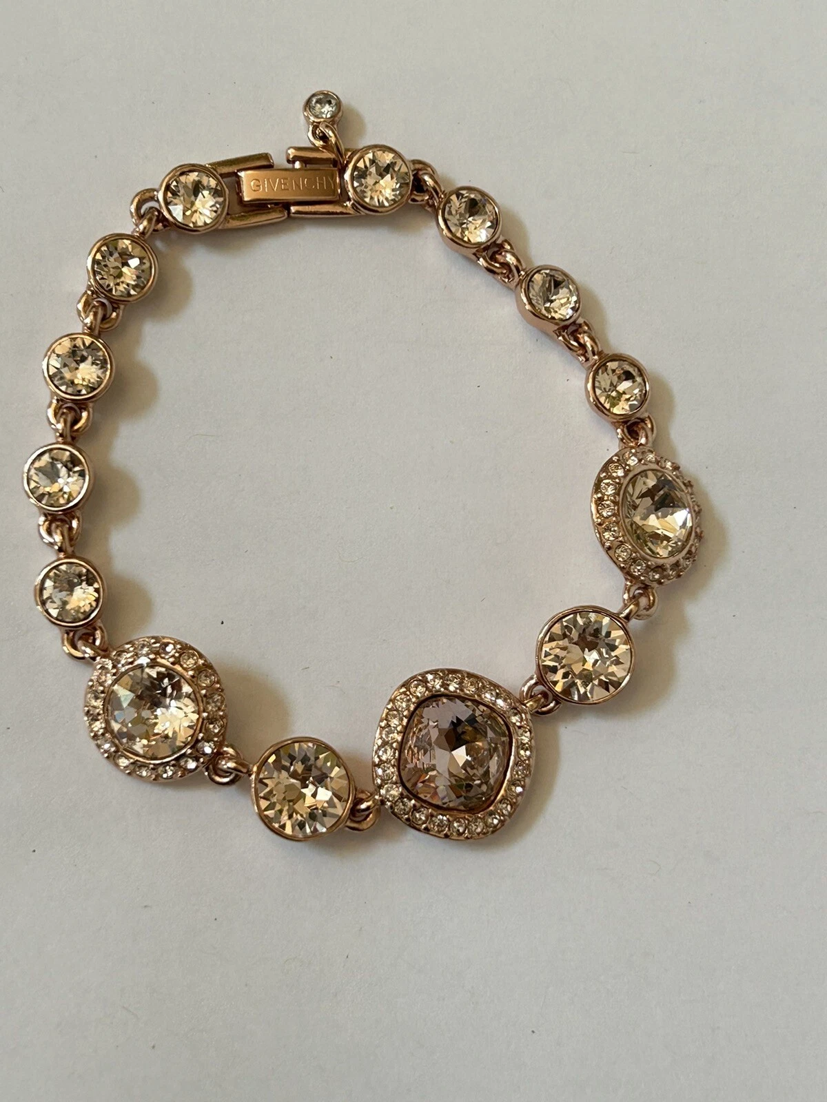 GIVENCHY FAVOLOSO BRACCIALE STRASS GIVECHY MODELLO PASSERELLA FASHION DESIGNER FIRMATO WOW