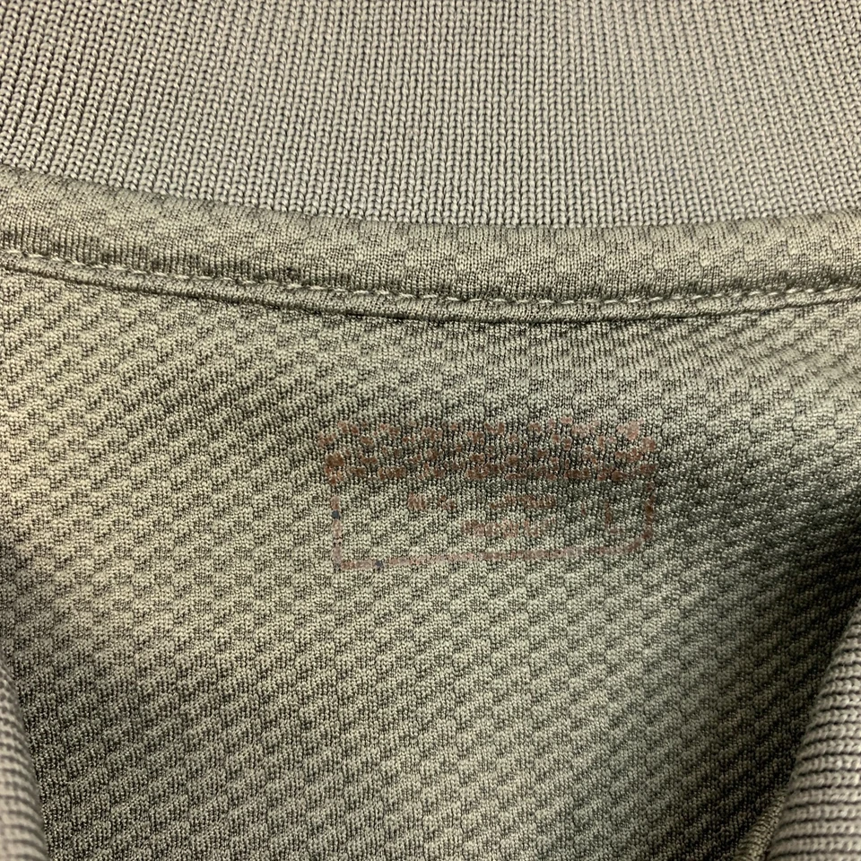 Рубашка поло Slazenger Performance мужская L большая коричневая с коротким рукавом текстурированное плетение - Изображение 4 из 4