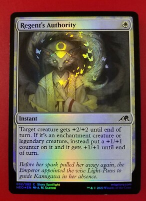 1x Regent's Authority | FOIL | Kamigawa Neon Dynasty | MTG Magic Cards