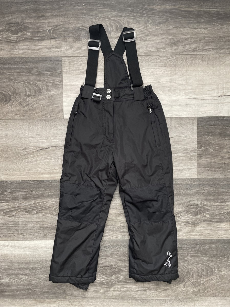 32 Degrees Weatherproof Snow Ski Snowboard Bibs Pants Girls 5/6 XS Black