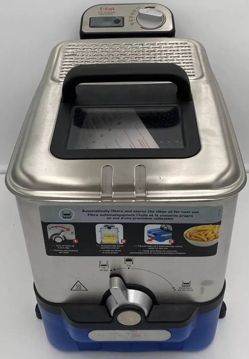 T fal OleoClean Pro EZ Clean Stainless Steel Deep Fryer FR8040