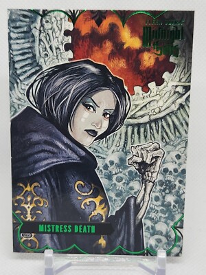 Mistress Death 2023 Marvel Fleer Ultra Midnight Sons GREEN PARALLEL Card #62