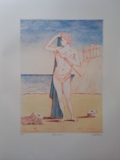 Firmato Giorgio De Chirico - Agamonte - Certificato