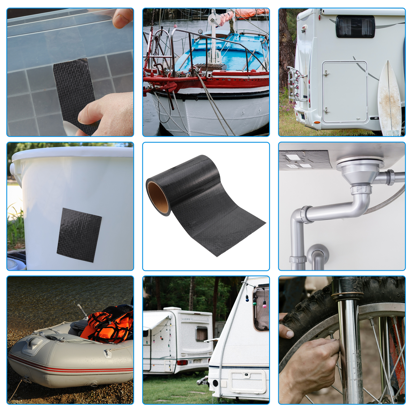 7.87" x 20 Feet Waterproof RV Underbelly Flex Belly Tape 20cm x 6m