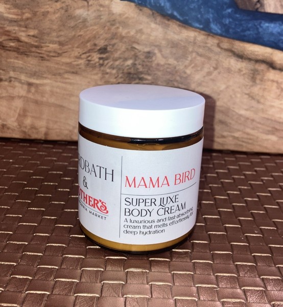 Crema corporal súper lujosa Birdbath & Mother's California Market Mama Bird.
