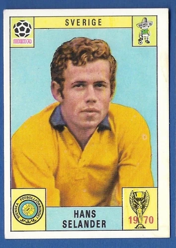 FIGURINA CALCIATORI PANINI MEXICO 70 - RECUPERO - SELANDER - SVERIGE