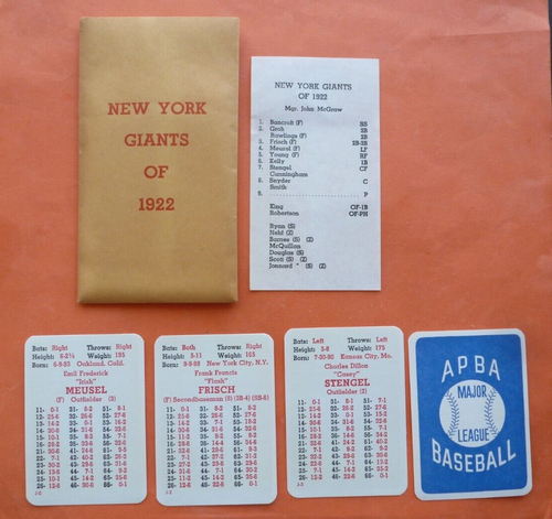 APBA Baseball großartige Teams der Vergangenheit Kartensets GTOP, vervollständigen Sie Ihr Set, Sie wählen - Bild 43 von 57