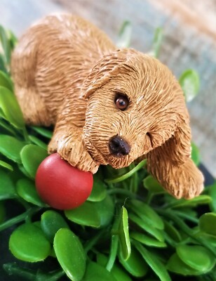 Sandicast PESKY PEPPERS LABRADOR Puppy Dog Hand Painted Casted Sandra Brue VTG