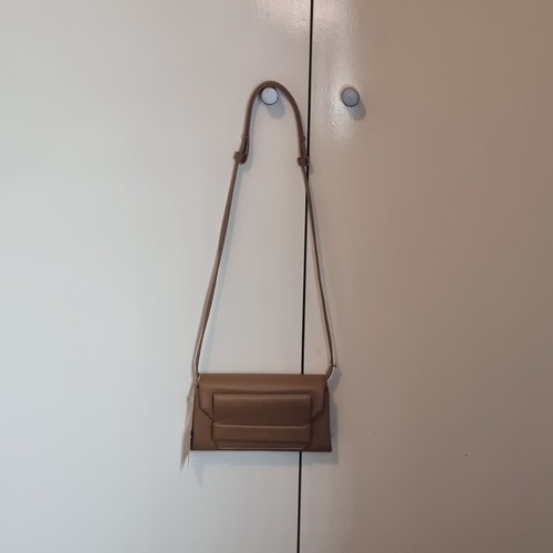 Oroton Wilde Dark Rye Genuine Leather Small Day Bag Shoulder Crossbody Purse New - Picture 14 of 14