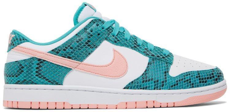 Nike Dunk Low Washed Teal Snakeskin for Sale | Authenticity