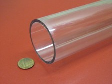 Kmac Polycarbonate Clear Round Tube / Tubing 2.00" x 1.75" (2.0" x 1 3/4")