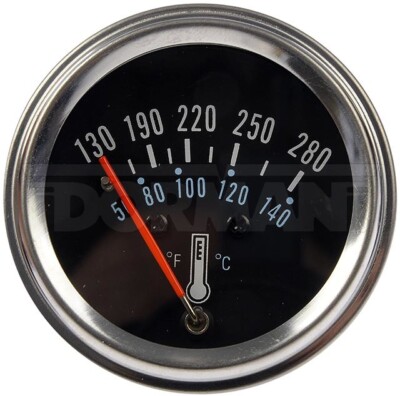 GlowShift | MaxTow White & Blue Double Vision™ Water Temp Gauge For Trucks - View #10