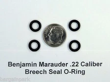 4 piece O Ring Breech Seal Kit for .22 Caliber Benjamin Marauder Airgun