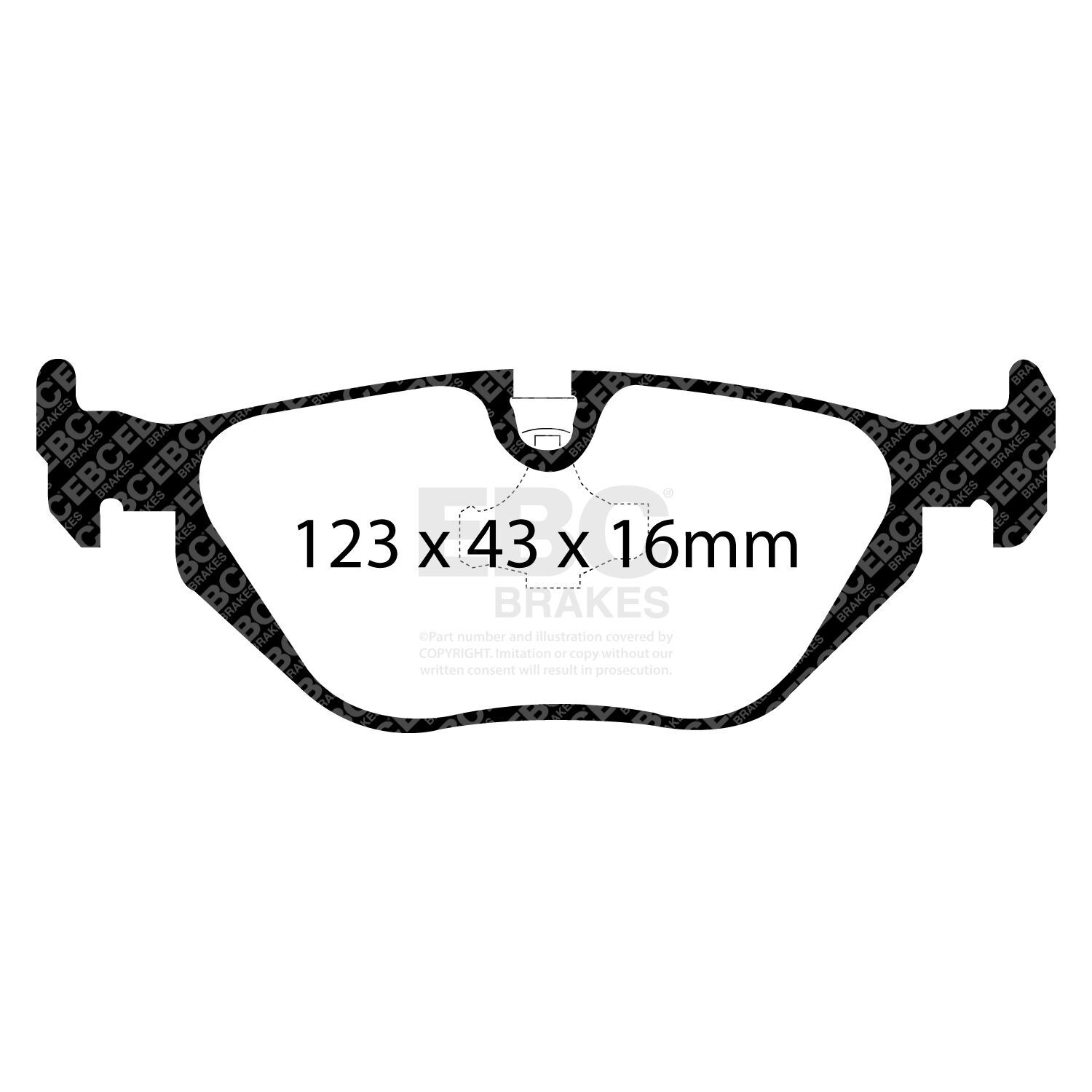 EBC DP51079B  Bluestuff Brake Pad Set