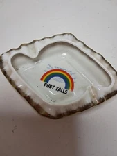 Puby Falls Rainbow Ashtray Ceramic Trinket Tray