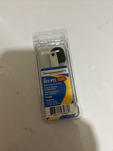 Hillman GM Ignition Transponder Key Blank UNCUT UNPROGRAMMED B97-PT5 87488 NEW - Picture 2 of 3