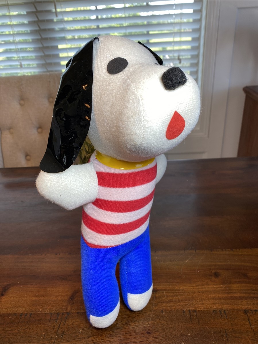 Vintage 1970's Snoopy Dog 15” Plush! Carnival Prize Vinyl Ears