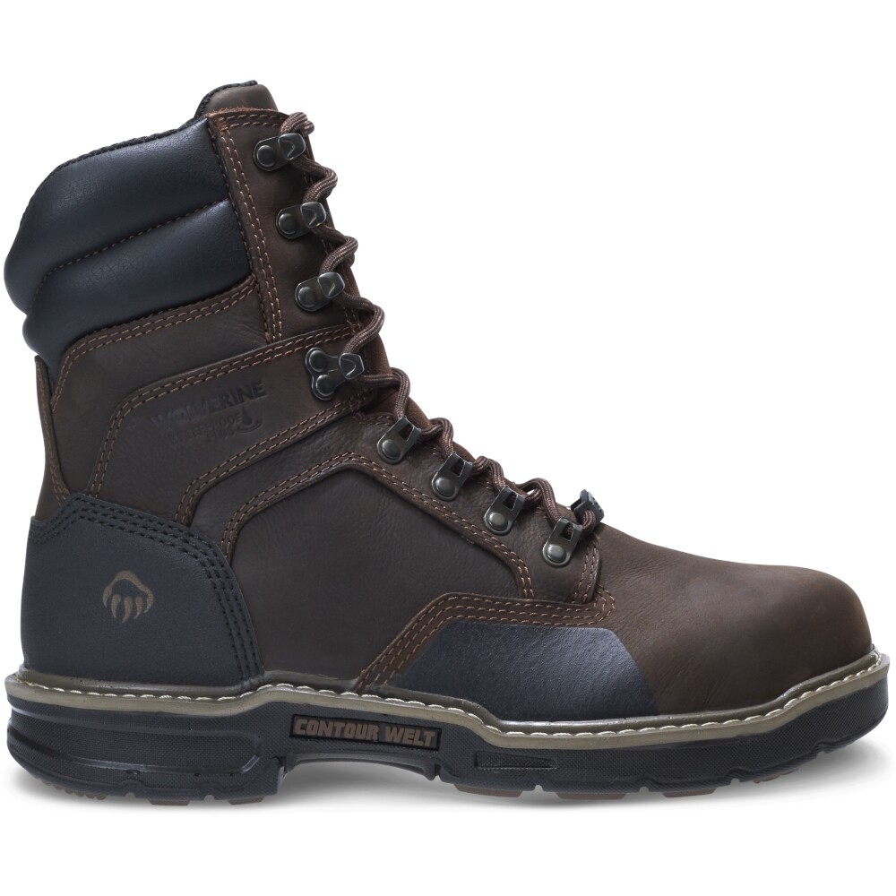wolverine men's nation durashocks work boots